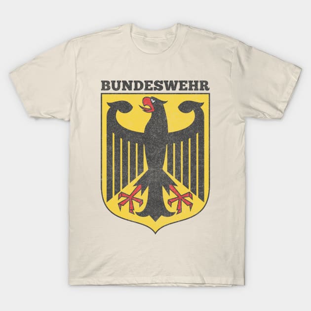 Bundeswehr / Deutsche German Coat Of Arms Faded Design #2 T-Shirt by DankFutura